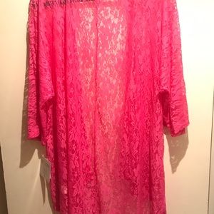 Lindsay Long T LS Pink Turq main image 0